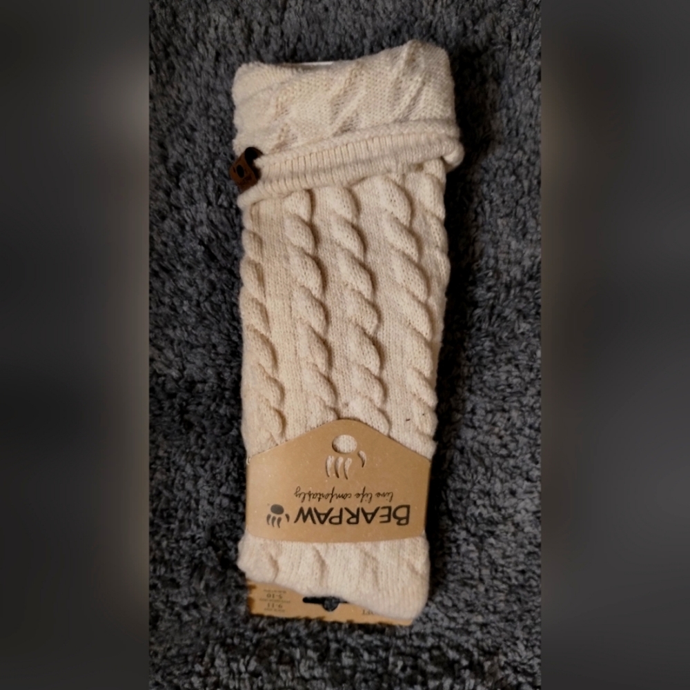 Bearpaw knee high boot socks